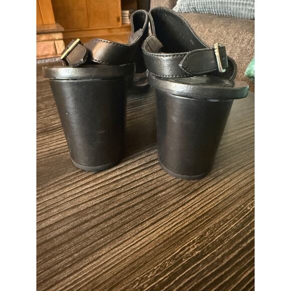 SANDRO Paris Chain Block Heels Sandals Sz. EU 40 / US 9 - Picture 5 of 10